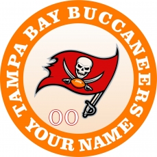 Tampa Bay Buccaneers Customized Logo heat sticker