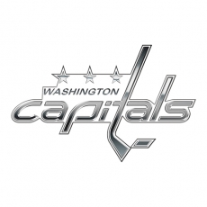 Washington Capitals Silver Logo heat sticker