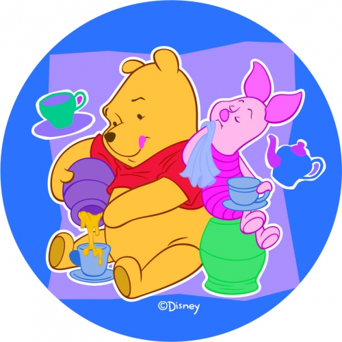 Disney Piglet Logo 21 heat sticker