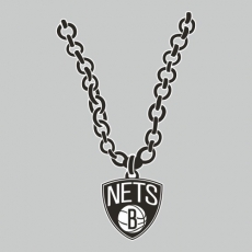 Brooklyn Nets Necklace logo heat sticker