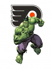 Philadelphia Flyers Hulk Logo custom vinyl decal