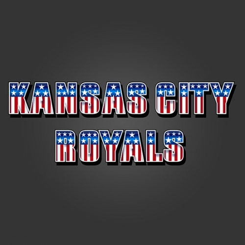Kansas City Royals American Captain Logo heat sticker