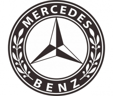 Mercedes-Benz Logo 04 custom vinyl decal