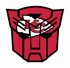 Autobots Kansas City Chiefs logo heat sticker
