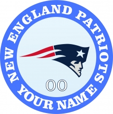 New England Patriots Customized Logo heat sticker