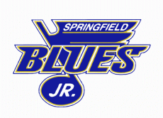 Springfield Junior Blues 1999 00-2004 05 Primary Logo heat sticker
