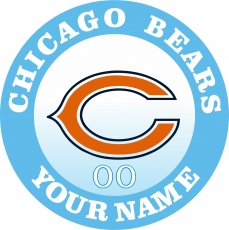 Chicago Bears Customized Logo custom vinyl decal