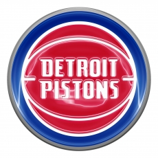 Detroit Pistons Crystal Logo custom vinyl decal