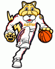 NBA All-Star Game 2004-2005 Mascot Logo custom vinyl decal