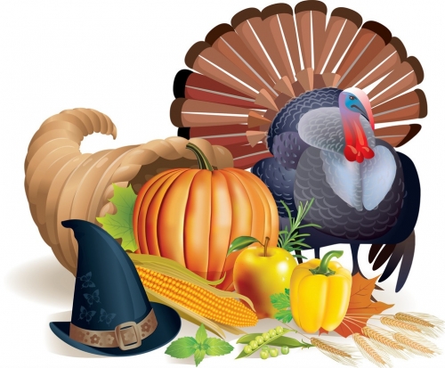 Thanksgiving Day Logo 30 heat sticker