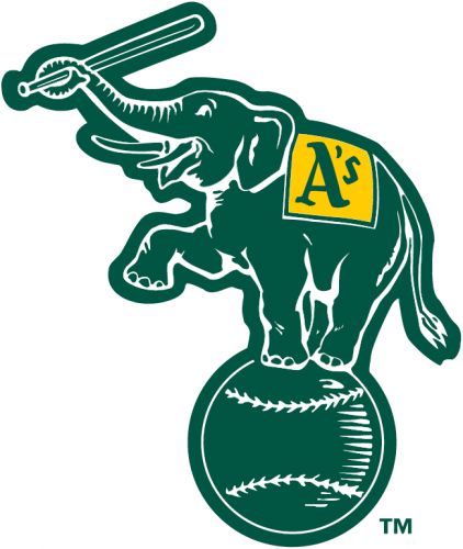Oakland Athletics 1988-1992 Alternate Logo heat sticker