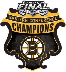 Boston Bruins 2012 13 Champion Logo heat sticker
