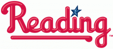 Reading Fightin Phils 2008-2012 Wordmark Logo heat sticker
