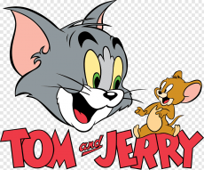 Tom and Jerry Logo 27 heat sticker