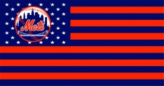 New York Mets Flag001 logo heat sticker
