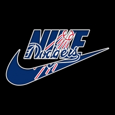 Los Angeles Dodgers Nike logo heat sticker