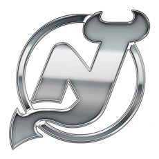 New Jersey Devils Silver Logo heat sticker