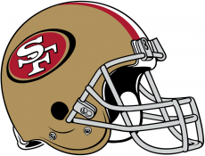 San Francisco 49ers 2009-Pres Helmet Logo custom vinyl decal