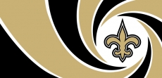 007 New Orleans Saints logo heat sticker