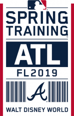 Atlanta Braves 2019 Event Logo custom vinyl decal