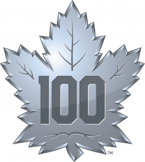 Toronto Maple Leafs 2016 17 Anniversary Logo heat sticker