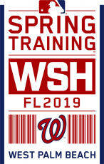 Washington Nationals 2019 Event Logo heat sticker
