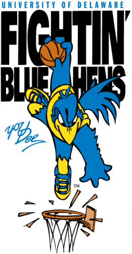 Delaware Blue Hens 1999-Pres Mascot Logo 12 custom vinyl decal