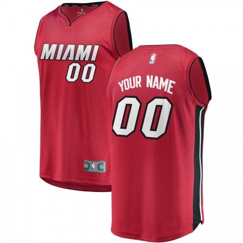 Miami Heat Custom Letter and Number Kits for Statement Jersey Material Vinyl