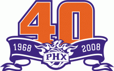 Phoenix Suns 2007-2008 Anniversary Logo heat sticker