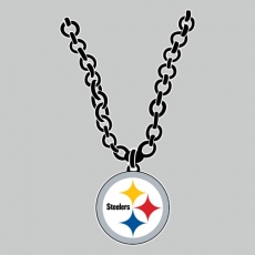 Pittsburgh Steelers Necklace logo heat sticker