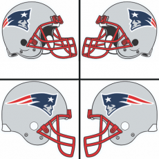 New England Patriots Helmet Logo heat sticker