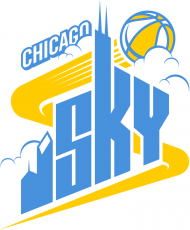Chicago Sky 2006-2018 Primary Logo heat sticker