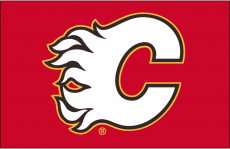 Calgary Flames 1994 95-1999 00 Jersey Logo heat sticker