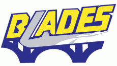 Saskatoon Blades 1993 94-1999 00 Primary Logo custom vinyl decal