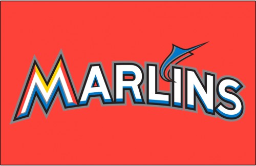 Miami Marlins 2012-2018 Jersey Logo 03 custom vinyl decal