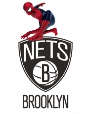 Brooklyn Nets Spider Man Logo custom vinyl decal
