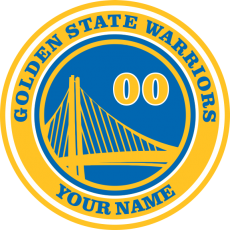 Golden State Warriors Customized Logo heat sticker