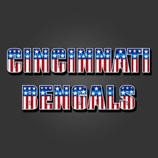 Cincinnati Bengals American Captain Logo custom vinyl decal