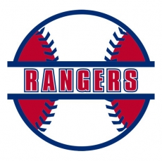 Baseball Texas Rangers Logo heat sticker