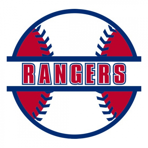 Baseball Texas Rangers Logo heat sticker