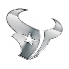 Houston Texans Silver Logo heat sticker