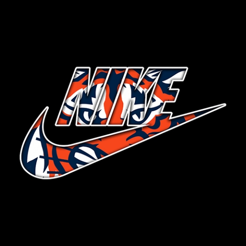 Detroit Tigers Nike logo heat sticker