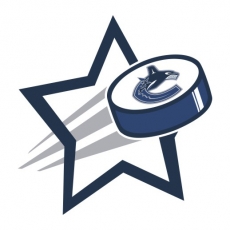 Vancouver Canucks Hockey Goal Star logo heat sticker