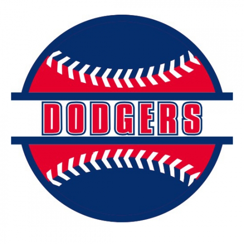 Baseball Los Angeles Dodgers Logo heat sticker