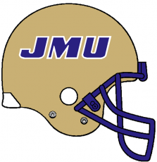 James Madison Dukes 1986-2012 Helmet heat sticker