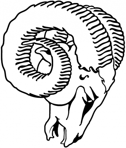 Los Angeles Rams 1970-1982 Primary Logo heat sticker