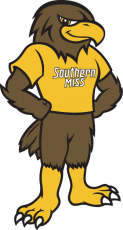 Southern Miss Golden Eagles 2003-Pres Mascot Logo 01 custom vinyl decal
