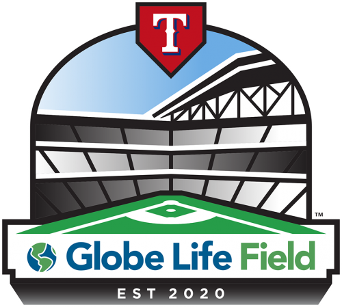 Texas Rangers 2020-Pres Stadium Logo heat sticker