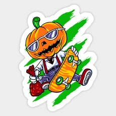 Halloween Logo 20 heat sticker