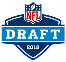 NFL Draft 2018 Logo heat sticker
